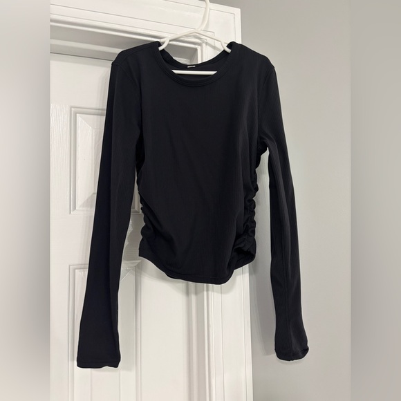 Lululemon All It Takes Ribbed Nulu Long-Sleeve Shirt - Black - size 0 - Picture 4 of 7